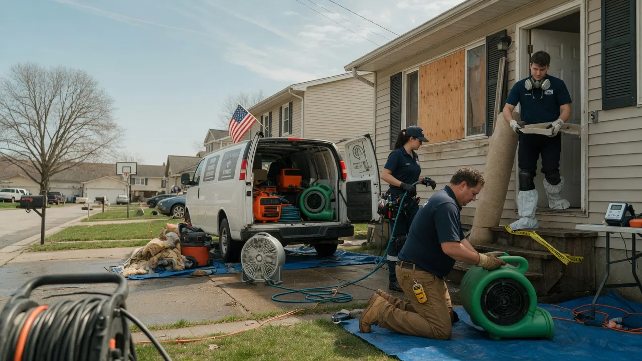 Water Damage Restoration in Paloma, IL near me